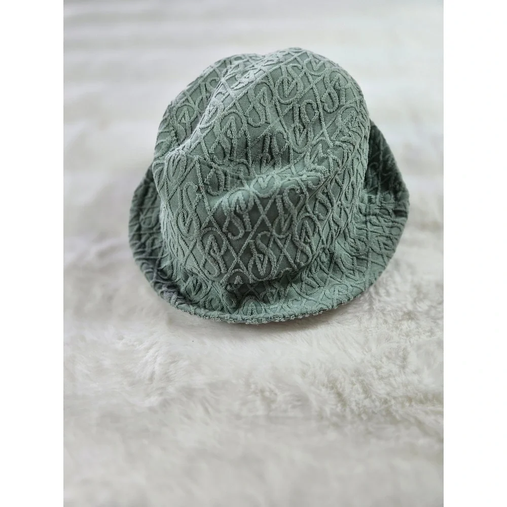 Victoria's Secret Swim Sage Green Terry Cloth Logo Bucket Hat OS NWT